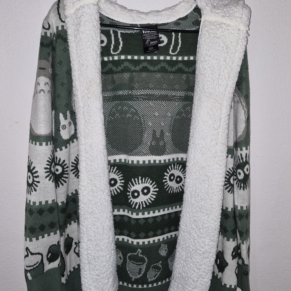 11/25

Studio Ghibli My Neighbor Totoro Fair Isle Sherpa Open Cardigan Hot Topic
